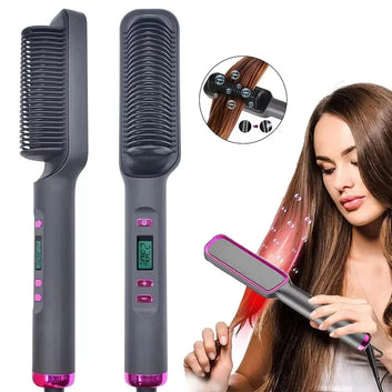 Brush Heating Hot Comb Straightener