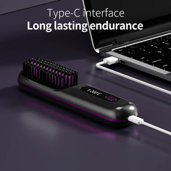 Ceramic Heating Straight Hair Comb