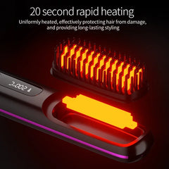 Ceramic Heating Straight Hair Comb